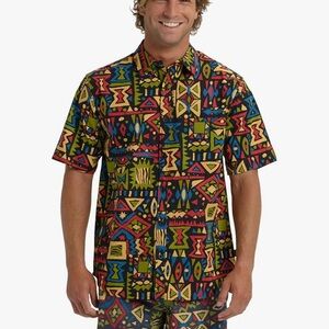 Burton Men's Shabooya Camp Short Sleeve Shirt Size M